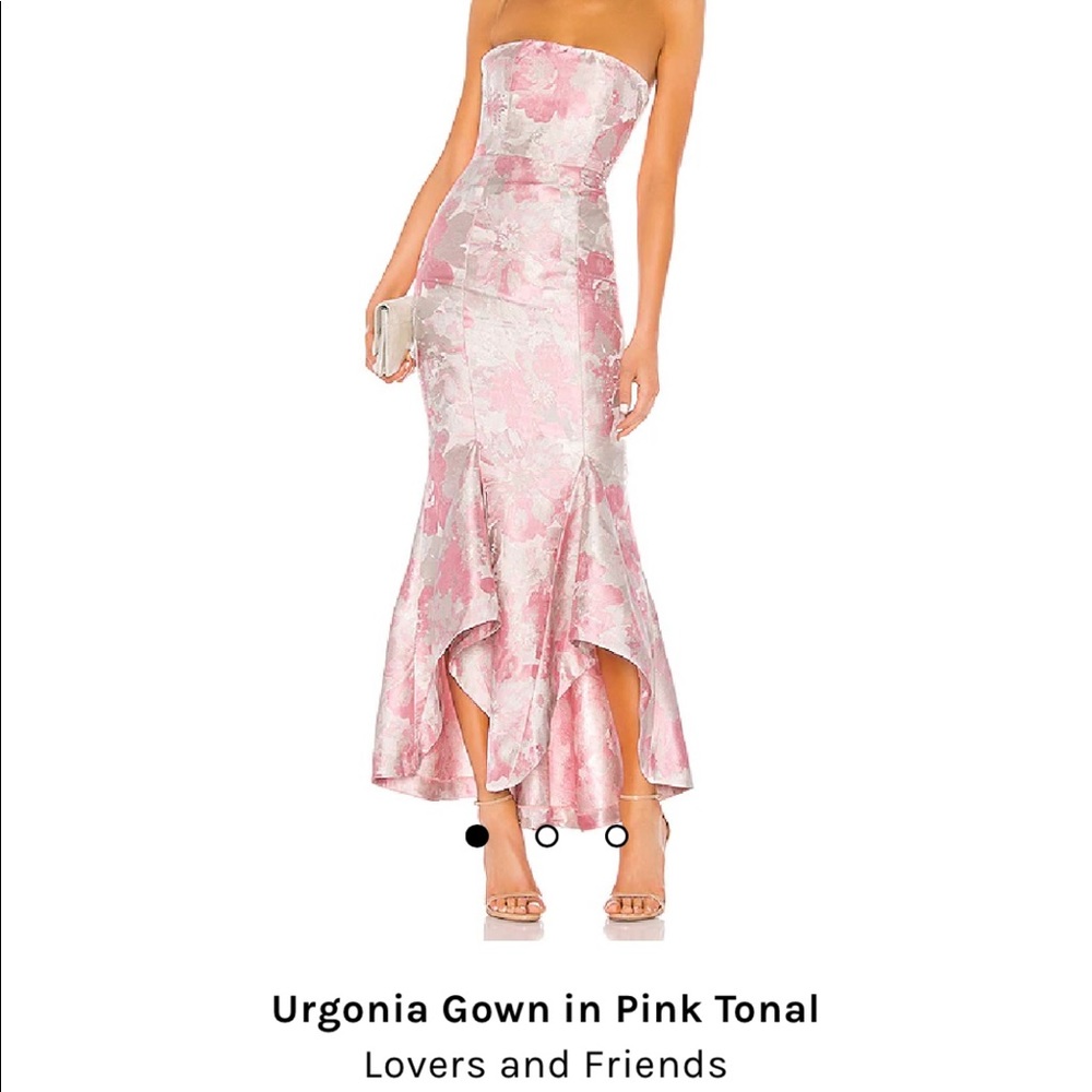Urgonia Gown in Pink Tonal